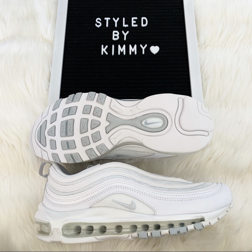 🌸 NIKE AIR MAX 97 Sneakers Shoes NEW White - Picture 7 of 9